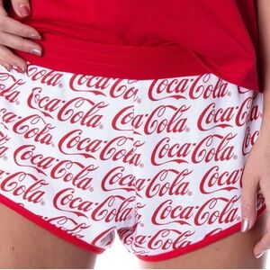 Coca Cola Logo Pajama Shorts
